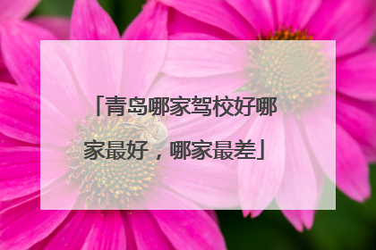 青岛哪家驾校好哪家最好，哪家最差