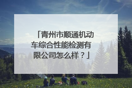 青州市顺通机动车综合性能检测有限公司怎么样？