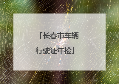 长春市车辆行驶证年检