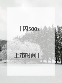 闪500s上市时间