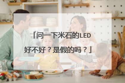 问一下米石的LED好不好？是假的吗？