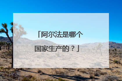 阿尔法是哪个国家生产的？