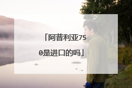 阿普利亚750是进口的吗