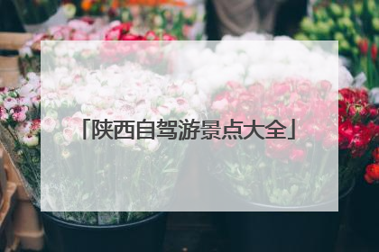 陕西自驾游景点大全