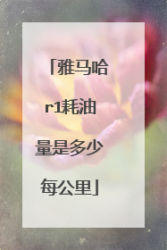 雅马哈r1耗油量是多少每公里