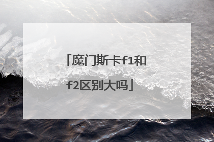 魔门斯卡f1和f2区别大吗