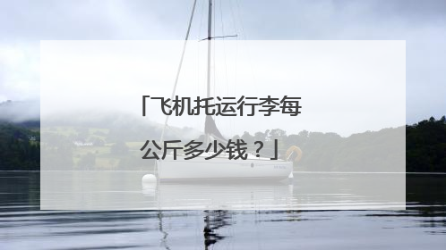 飞机托运行李每公斤多少钱？