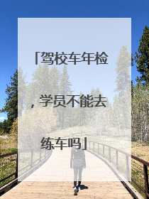 驾校车年检，学员不能去练车吗