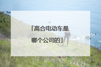 高合电动车是哪个公司的