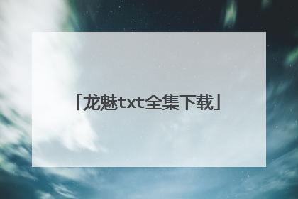 龙魅txt全集下载
