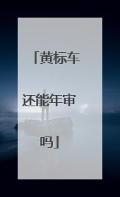 黄标车还能年审吗