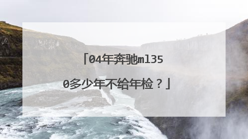 04年奔驰ml350多少年不给年检？