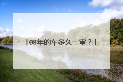 08年的车多久一审？