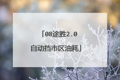 08途胜2.0自动挡市区油耗