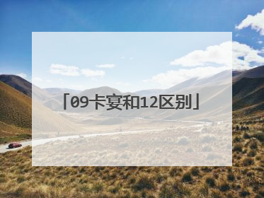 09卡宴和12区别