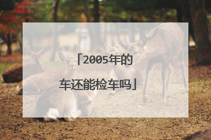 2005年的车还能检车吗