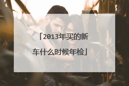 2013年买的新车什么时候年检