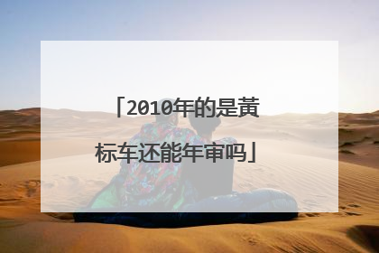 2010年的是黃标车还能年审吗