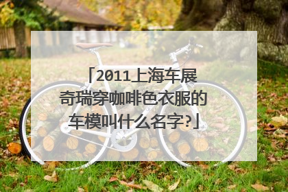 2011上海车展奇瑞穿咖啡色衣服的车模叫什么名字?