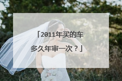 2011年买的车多久年审一次？