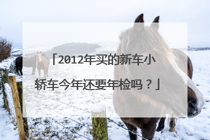 2012年买的新车小轿车今年还要年检吗？