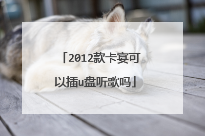 2012款卡宴可以插u盘听歌吗