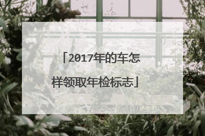 2017年的车怎样领取年检标志