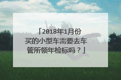 2018年1月份买的小型车需要去车管所领年检标吗？