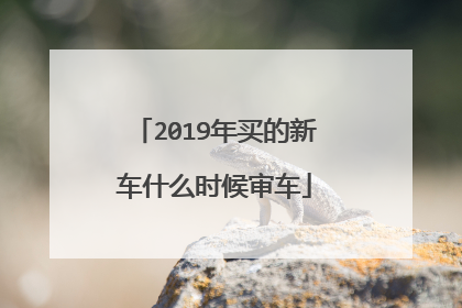 2019年买的新车什么时候审车
