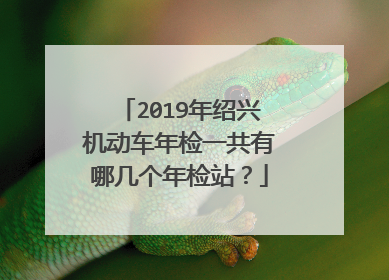 2019年绍兴机动车年检一共有哪几个年检站？