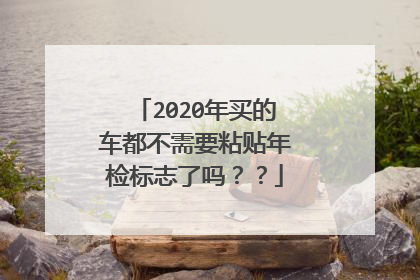 2020年买的车都不需要粘贴年检标志了吗？？