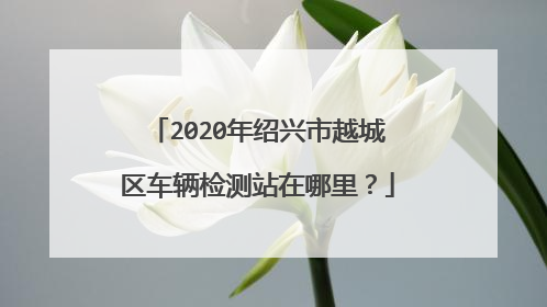 2020年绍兴市越城区车辆检测站在哪里？