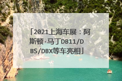 2021上海车展：阿斯顿·马丁DB11/DBS/DBX等车亮相