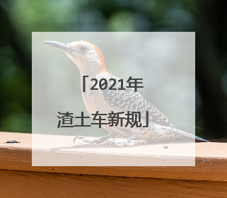 2021年渣土车新规