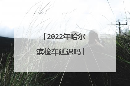 2022年哈尔滨检车延迟吗