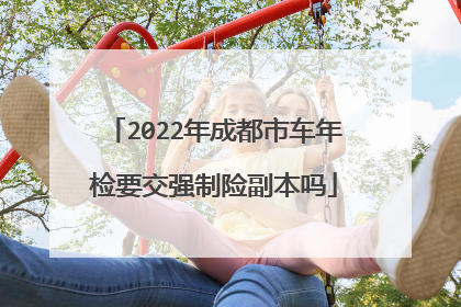 2022年成都市车年检要交强制险副本吗