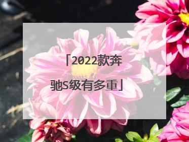 2022款奔驰S级有多重