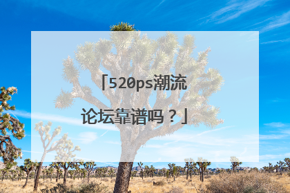 520ps潮流论坛靠谱吗？