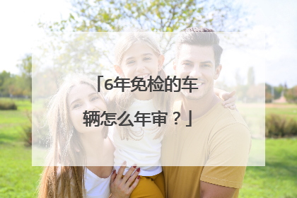 6年免检的车辆怎么年审？