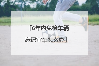 6年内免检车辆忘记审车怎么办