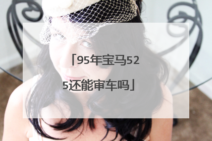 95年宝马525还能审车吗