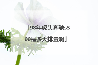 98年虎头奔驰s500是多大排量啊