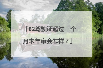 B2驾驶证超过三个月未年审会怎样？