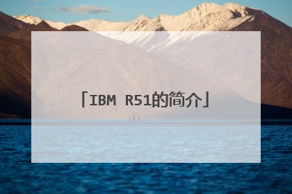 IBM R51的简介