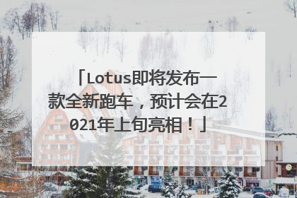 Lotus即将发布一款全新跑车，预计会在2021年上旬亮相！
