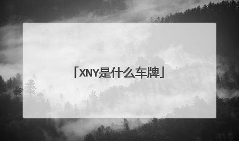 XNY是什么车牌