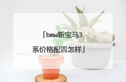 bmw新宝马3系价格配置怎样