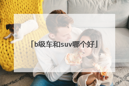 b级车和suv哪个好