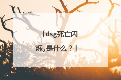 dsg死亡闪烁,是什么？