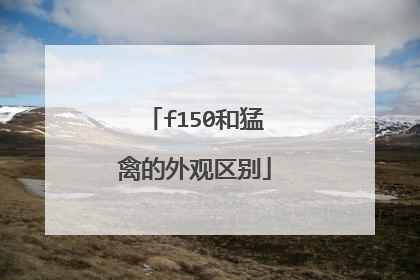f150和猛禽的外观区别